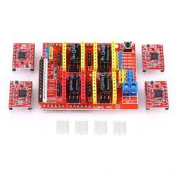 Freeshipping New Printer Kit CNC Shield Expansion Board 4Pcs A4988 Stepper Motor Driver For Engraver Ewtcb