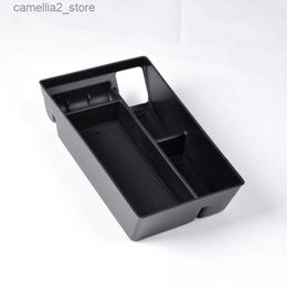 Car Organiser Car Styling For Ford Mustang Mach E 2021 2022 2023 Armrest Storage Box Tray Tidying Organiser Phone Holder Container Accessories Q231109