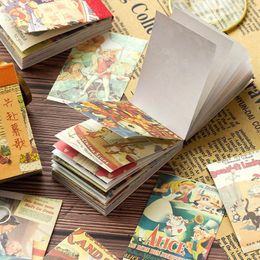 Gift Wrap 50 Pcs Vintage INS Sticker Books Fairy Tale Po Decorative Scrapbooking Material Diary Planner Handmade Supplies