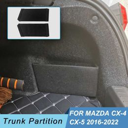 Car Organizer For Mazda CX-4 CX-5 2016-2023 CX5 Car Accessories Flannel Trunk Side Storage Organizer Board Partitions Plate Tail Box Plank Q231109