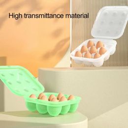 Storage Bottles Egg Solution 9-grid Box Space-saving Fridge Organiser For Kitchen Home Refrigerator Container Holder Store 9