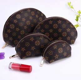 Fashion Women cosmetic bags Organiser famous makeup bag travel pouch make up bag ladies cluch purses organizador toiletry bag 4pcs/se