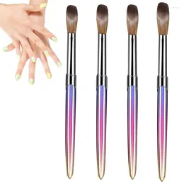 Nail Art Kits Manicure Brushes Set 4pcs Metal Handle Acrylic Brush 3D Decorations For