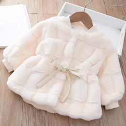 Jackets Baby Girls Kids Winter Button Cardigan Jacket Toddler Windbreaker Warm Cloak Korean Version Coat Snow Wear Clothes