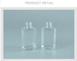 wholesale Transparent Packing Bottles Travel Mini Plastic Bottle with Flip Top Cap 60ml clear six filp bottle hand sanitizer makeup sample bottles All-match