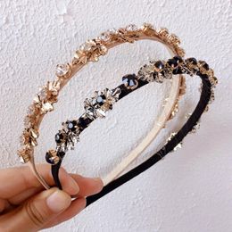 Hair Accessories Korean Vintage Rhinestone Jewellery Retro Headband Fascinator Festival Headwear For Girls Women