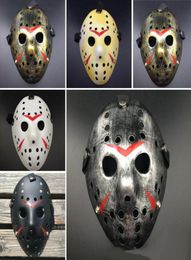 Horror Cosplay Costume Friday the 13th Part 7 Jason Voorhees 1 Piece Costume Latex Hockey Mask Vorhees8196596