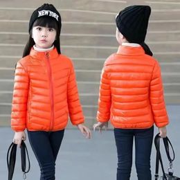 Jackets Children's Lightweight Down Jacket Sport Girls Thermal Jacket Winter Boys Cotton Jacket Warm Hiking Camping Coat Windbreaker Q06 231109