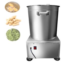 Electric Stainless Steel Commercial Salad Spinner Vegetable Water Oil Spinning Dehydration Machine
