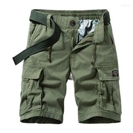 Men's Shorts 2023 Summer Jogger Tactical Cargo Men Casual Armygreen Brand Clothing Cotton Loose Military