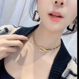 Designer Style Pendant Boutique Charm Choker Christmas Fashion Jewellery Accessories Gold Plated Sier Love Necklace