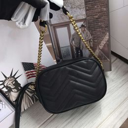 2023 Wholesale Leather Shoulder Bags High Quality Luxurys Designers Fashion Womens CrossBody Bag Letter Handbag Ladies Purse Chains Clutch Camera Handbags