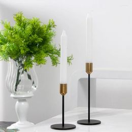 Candle Holders Nordic Stick Holder Metal Exquisite Wedding Centrepieces Table Decoration Home Dinner Romantic Candlelight
