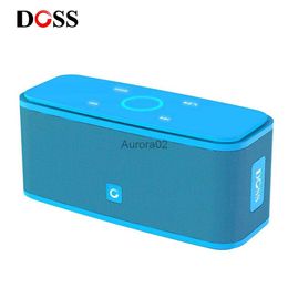 Computer Speakers DOSS Mini Portable Wireless Bluetooth Speaker SoundBox IPX5 Waterproof Touch Control Stereo Bass Sound Box PC Computer Speakers YQ231103