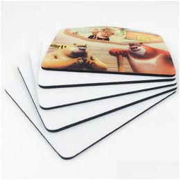 3 Sizes Diy Sublimation Mouse Pad Wireless Customized Pads Blank Antislip Comfort Cloth Rubber Computer Mat Drop i1109