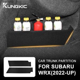 Car Organiser Car Trunk Storage Partition For Subaru WRX 2022 2023 Organiser Board Shield Interior Accessories Tail Box Baffle Partition Q231109