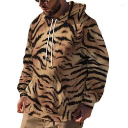 Men's Hoodies Fashion Funny 3D Animal Lion Tiger Leopard Print Clothes Hoodie Men Women Casual Sweatshirt Pullover Tops