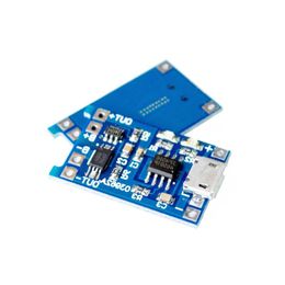 Integrated Circuits 100PCS/LOT 5V Micro USB 1A 18650 Lithium Battery Charging Board With Protection Charger Module Njkrd