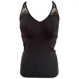 Camisoles & Tanks Solid Colour Comfortable V-neck Lace Floral Spaghetti Strap Sexy Women's Tops For Female Fashion Vest Underwear Gift