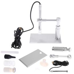 Freeshipping 2MP Digital 500X 8LED Microscope USB Microscope Otoscope USB Digital Microscope PCB Inspection Camera Endoscope Loupe Webc Pfxm