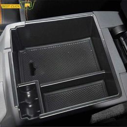 Car Organiser Armrest Storage Box Centre Console Organiser Container For Ford Ranger T6 Raptor Wildtrak Car Parts 2012-2015 2016 2017 2018 Q231109