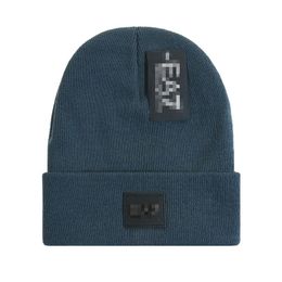 New Classic wool woven hat Arc de Triomphe women designer Beanie cap Men's cashmere knit hat Winter warm hat B-1