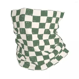 Scarves Hand Drawn Checkerboard Cheque Wrap Scarf Merch Neck Cover Checked Chequered Bandana Multi-use Hiking Balaclavas