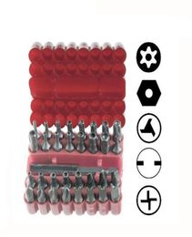 33pcs Torq Torx Hex Star Spanner Tri Wing Screwdriver Magnetic Holder Security Tamper Proof Bit Set8808795