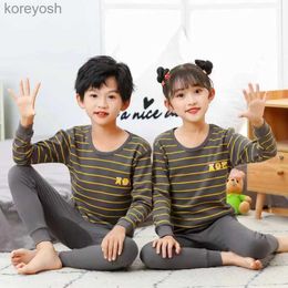 Pyjamas 2 4 6 8 10 12 14 Years Big Boy Pyjamas Children Cotton Sleepwear Kids Nightwear Girl Sets Baby Boys Pyjamas Suits Teens PajamasL231109