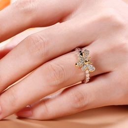 All-match Diamonds Ring European and American Style Personalized Socialite Ring Closed Ring Female Jewelry