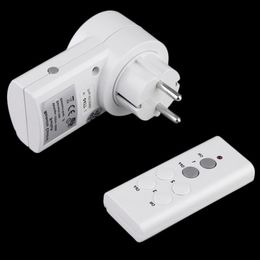 Freeshipping Wireless Remote Control Home House Power Outlet Light Switch Socket 1 Remote EU Connector Plug BH9938-1 DC 12V Kkgdj