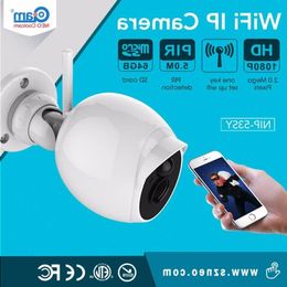 Freeshipping 1080P HD IP Camera IP66 Waterproof Wifi P2P Server Motion Detection Night Vision Web Camera Support 64G TF Card With PIR Phvww