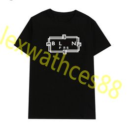 New Designer TShirt Luxury Mens Black White Colour Letters Pure cotton slimming breathable anti-pillingShort Sleeve Men Women TThe fashion leisure