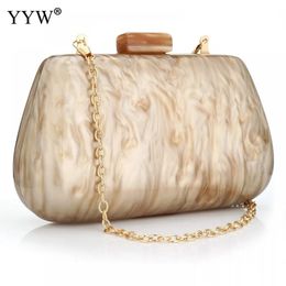 Evening Bags Acrylic Bags Cute Clutches Coffee Handbag Evening Clutch Bag Wedding Party Purses Personality Women Handbags Chain Shoulder Bags 231108