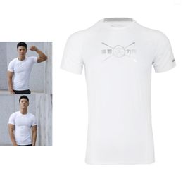 Men's T Shirts Quick Dry Running T-shirt Fitness Tight Short Sleeve T-Shirts Men Compression Sport Shirt Gym Tops