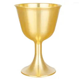 Mugs Offering Bowl Brass Copper Mug Water Bowls Tibetan Worship Cup Holy Alar Supplies For Yoga Meditation