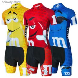 Men's Tracksuits 2022 Cartoon Cycling Clothing Men Short Seve MTB Ropa Ciclismo Breathab Summer Sportswear Outdoor Bicyc Clothes Bib Shorts T231109