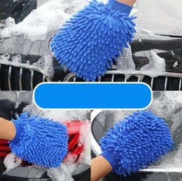 Chenille Microfiber Scratch-Free Car Wash Mitt Gloves Double Sided Household Tools Cleaning Gloves-Organization Mitts Thick 0523