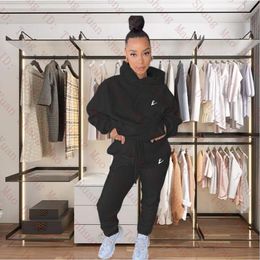 Hot Brand 2pcs sweatsuits Tracksuits Women's hoodies and pants woman Clothing Sweatshirt Pullover womens Casual Tennis Sport Tracksuit Sweat Suit