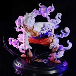 Anime New One Piece 5 Anime Figure Sun God Action Figurine Statue Collectible Model Doll Toys for Children Gift R231109