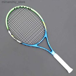 Tennis Rackets Professional Light Weight Carbon Tennis Rackets With Bag Strung 58LBS Racquet Training Racquets Padel Tennisracket Unisex Q231109