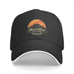 Ball Caps Mount Elbrus Caucasus Mountains Southern Russia Baseball Cap Boonie Hats Hood Luxury Man Hat Hard Woman Men's