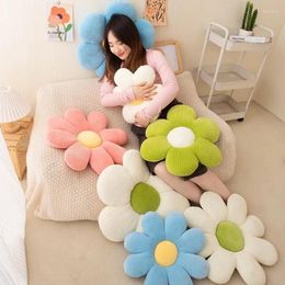 Pillow Colorful Flowers Plush Plant Petal Stuffed Toys For Girls Baby Home Decor Gift