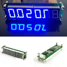 Freeshipping PLJ-6LED-A 01MHz TO 65MHz RF 6 Digit Led Signal Frequency Counter Cymometer Tester Metre BLUE FOR ham radio Phelu