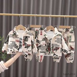 Kleidung Sets Herbst Kinder Kleidung Baby Jungen Jacke Anzug T-Shirt Hosen Frühling Kinder Säuglingskleidung jahre