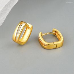 Stud Earrings Geometric Square Hoop For Women Luxury Stainless Steel Earring 2023 Trending Wedding Aesthetic Jewellery Aretes