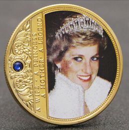 Arts and Crafts British Princess Small Gift Metal Emblem Playing Lucky Gold Coin