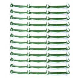 Garden Supplies Other Plant Connecting Buckle Stakes Grid Connector Pull Arm For Tomato Cage Arms 12pcs Adjustable Expandable Green 11/16mm