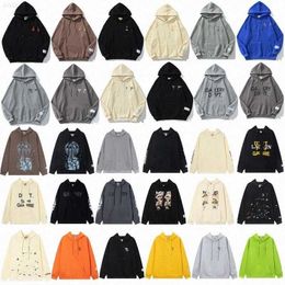 Men's Hoodies Sweatshirts Designer Mens Gallery Coloured Print Letter Womens Autumn Dress Graffiti Top Dept Rap Hip Hop Street Long Sleeve Cp Hoodie L3yt#