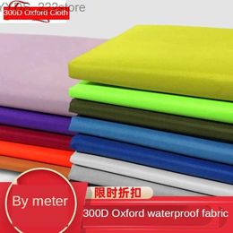 Fabric 300D Oxford Waterproof Fabric for Tent ning Ripstop Sunscreen Blackout Curtains Sewing Coated Silver Thick Cloth By The Metre YQ231109